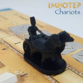 Kosmos Imhotep Egyptian Chariots : A New Dynasty Meeple Upgrade | Builder of Egypt