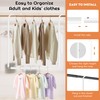 Hanging Closet Rod Adjustable Width Height Closet Rod For Hanging