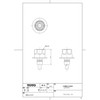 TOTO THY276-1R Faucet Fitting for Washing Machines with Emergency Stop