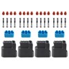 AUTOKAY 4Pcs 3-Pin Ignition Coil Pack Connector Plug Housing Compatible