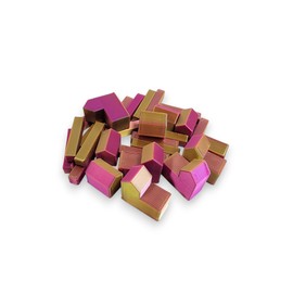 Generic Replacement Pieces for Settlers of Catan Board Game - Includes Extra Bonus Pieces (Magenta Lime Dual-Color Silk Metallic)