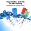 MELODYSUSIE Nail Drill Bits Set Ceramic Safety Professional 3/32 Inches