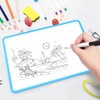Small Dry Erase Whiteboard, Double Sides whiteboard with Lines, A4