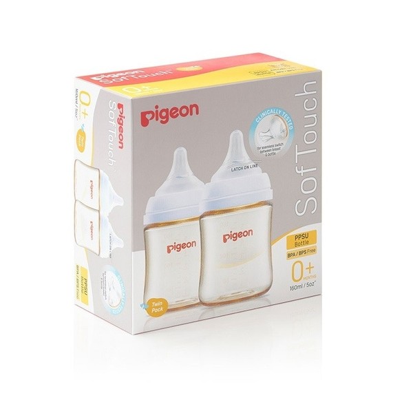 Pigeon Softouch III Bottle PPSU 160ml (Twin Pack)