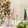 Whaline 5Pcs Pink Bow LED Flameless Candles Cute Coquette Bowknot
