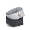 Zeller 14451 Storage Basket, Felt, Anthracite, Approx. 13.5 x 13.5