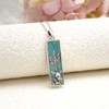 Lieditia Western Necklace 925 Sterling Silver Cactus Necklace Turquoise Jewelry
