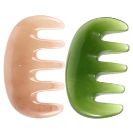 Baluue Scalp Massage Comb Set 2pcs Wide Tooth Comb for Massage Comb and Scalp Care