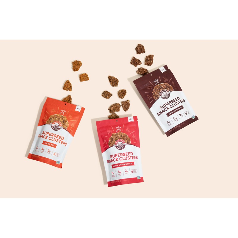 Manitoba Harvest Superseed Snack Clusters, Maple & Brown Sugar, 4.6