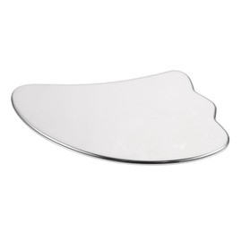 IWOWHERO 1pc Durable Stainless Steel Facial Massage Tool Multi Functional Scraping Board for Face Neck Back Massage Spa Care Smooth Safe Design for Home Use