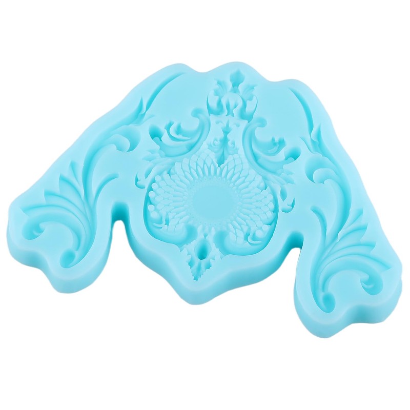 Baroque Style Silicone Molds Curlicues Scroll Lace Fondant Molds