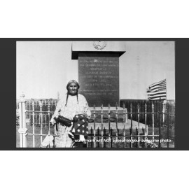 Chief Quanah Parker Grave PHOTO,Native American Indian Nation, Burial Site 1940