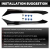 Rear Quarter Panel Molding Compatible with Nissan Maxima 2016-2021 Replace