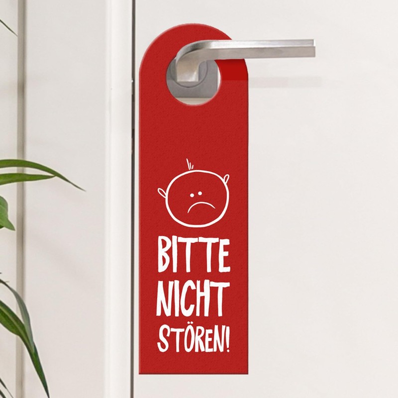 trendaffe - Do not disturb or come in door hanger