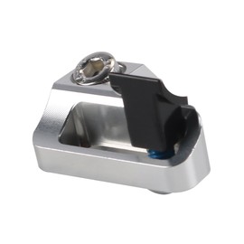 VOANZO 1 Pair Lightweight Aluminum Shifter Adapter For Bikes Works (silver)