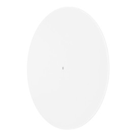 Record Slip Mat, Static Dust Noise Reducing Acrylic Beautiful Turntable Mat for 12" Record Player (Bright White)