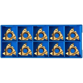10PCS 16ER AG60 CNC Lathe Indexable Threading Carbide Turning Insert Blade