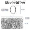 151 Pcs Keyring Kit,150 Pcs Key Ring and 1 Pc