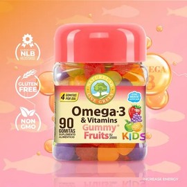 Vitaminas Para Niños En Gomitas Omega 3 Vitamina D Y E