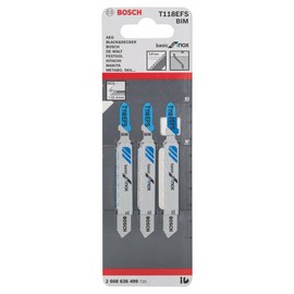 Bosch 2608636499 Jigsaw Blade T118 Efs 3 Pcs