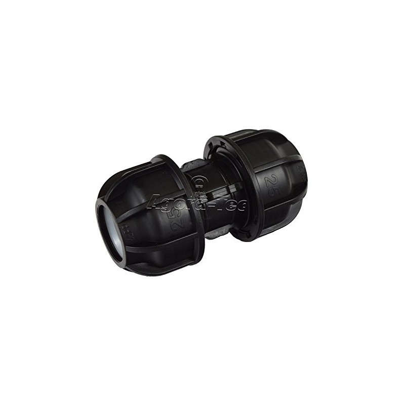 Agora-Tec PE Fitting Pipe Connector 25 mm to 25 mm