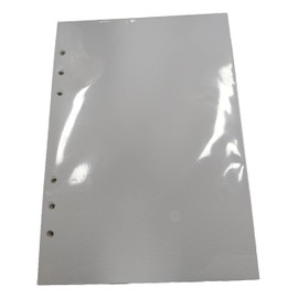 50 Sheets Watercolor Paper Cotton140Lb Water Color Paper for Kids White Bulk A5 Watercolor Journal Paper 6-Hole Punched Loose Sketch Paper Watercolor Drawing Paper for Artists Mixed Media Oil Pastels