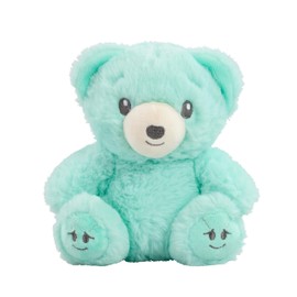 Mood Bears Mood Bears? Calm Bear (Mini) C Teal Teddy Bear for Kids & Adults, Stress Relief Plush for Relaxation & Emotional Well-Being