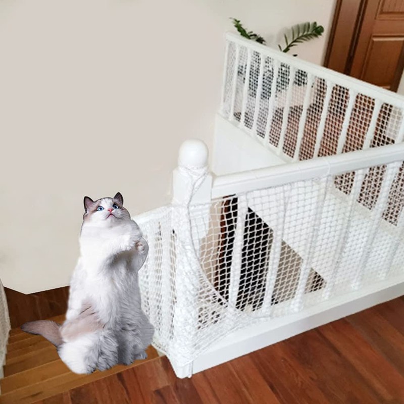 FIYSON Safety Net for Children, Balcony Cat Net, Upgrade 3