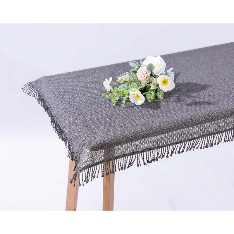 texpot Garden Tablecloth 130 x 220 cm Dark Grey with