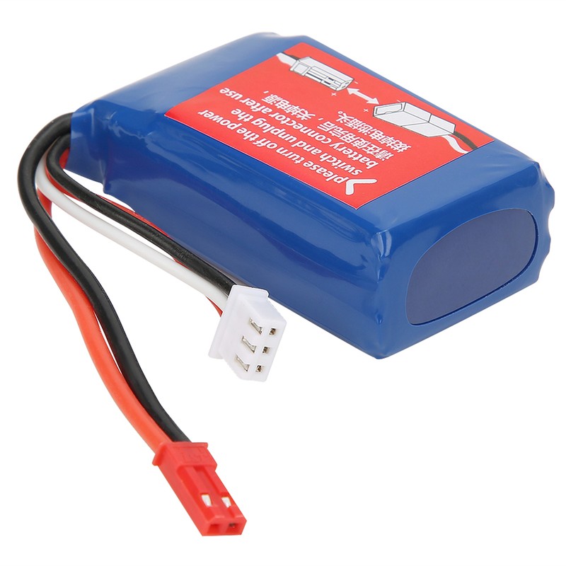 7.4V 1100mAh RC Helicopter Battery with 3-Way Conversion Line Fits
