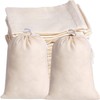 Bolsas de algodón de 6 unidades, bolsas de muselina de