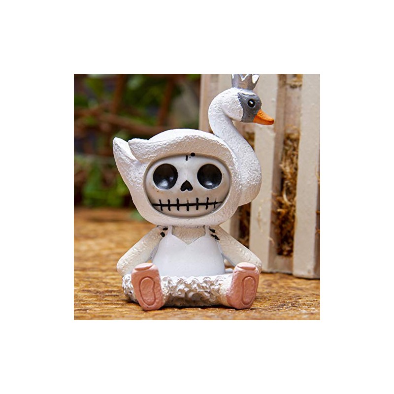 Furrybones Summit Collection Swan Lake Figurine Decorative Signature Skeleton Ballerina