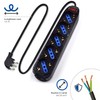 Ewent EW3915 Power Strip 5 Sockets Italian 10/16A + Schuko,