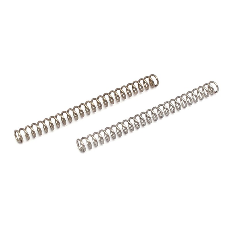 sourcingmap Compression Spring,304 Stainless Steel,2mm OD,0.3mm Wire Size,25mm Free Length,Silver