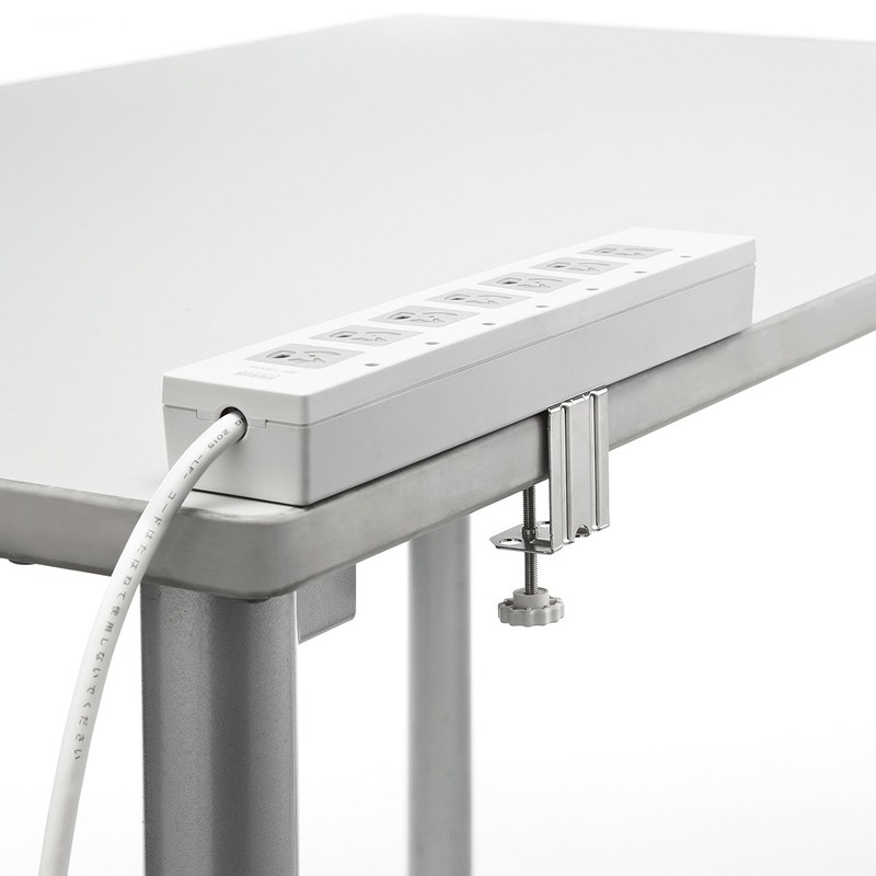 Sanwa Supply TAP-F37-2CLK Power Strip with 5 Interlocking Concentrated Switch