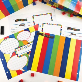 Denise Albright School Memory Scrapbook Refill Extra Pages Kits (Two Grades) for First & Last Day of School for Class Keeper® Memory Keepsake Book for Girls and Boys