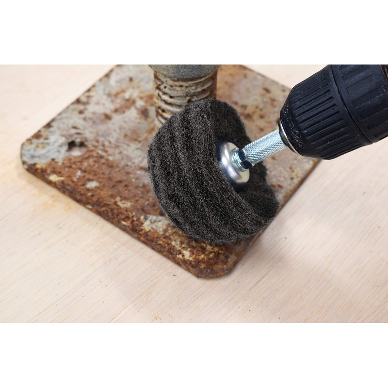 SK11 Rust Remover Afro-kun Hexagonal Shaft for Electric Drill/Impact Driver