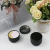 Geesatis 3 oz Metal Candle Jars Candle Tins for Candles