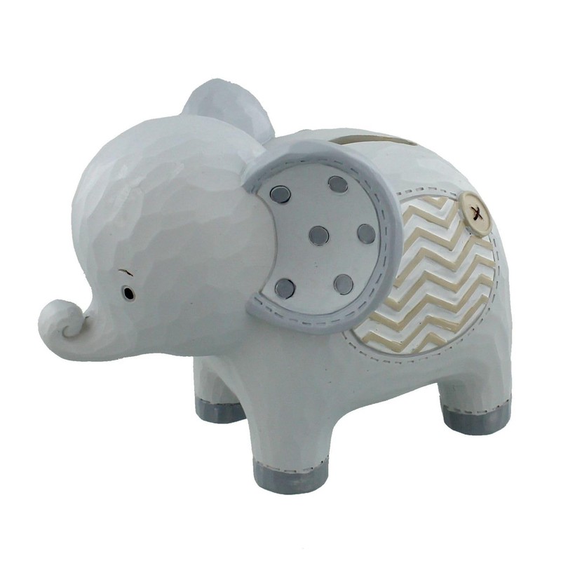 Noah's Ark Elefant Spardose, Kunstharz, CG 1253
