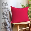 Encasa Homes Cushion Covers, 2 Pieces, 3 Sizes