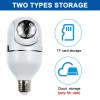4-pack 360° Light Bulb Camera 1080P IP WiFi IR Night