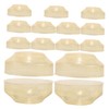 COHEALI 15pcs Plastic Detector Covers Durable Alarm Protection Easy Installation