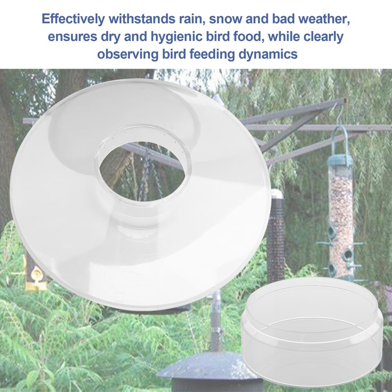 LEDBarz Universal Bird Feeder Squirrel Guard and Rain Cover (Inner