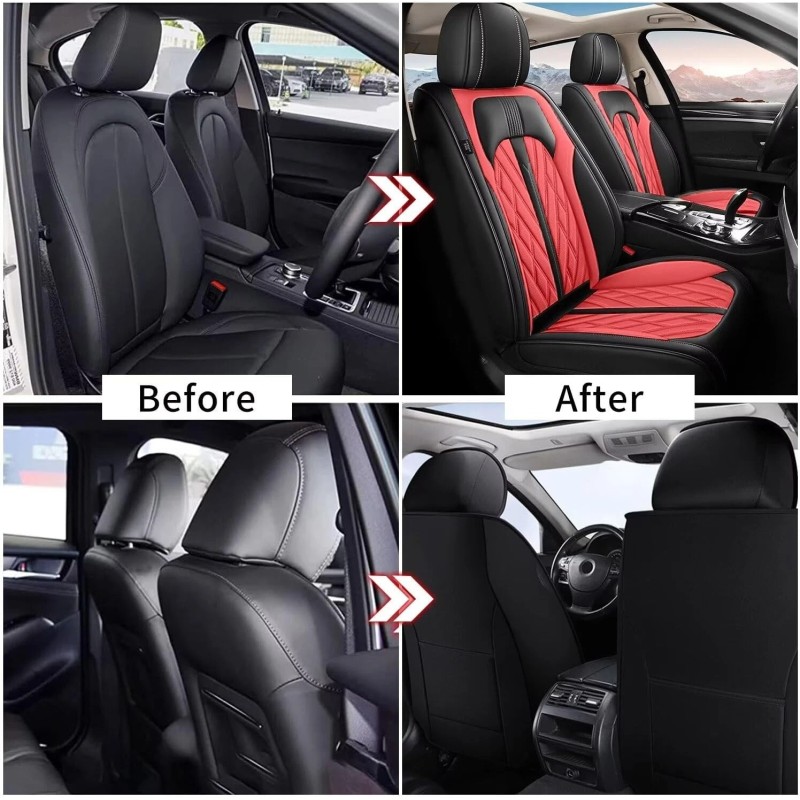 Unbranded For Chevy Tahoe 2011-2026 Car Front 2-Sit Seat Covers