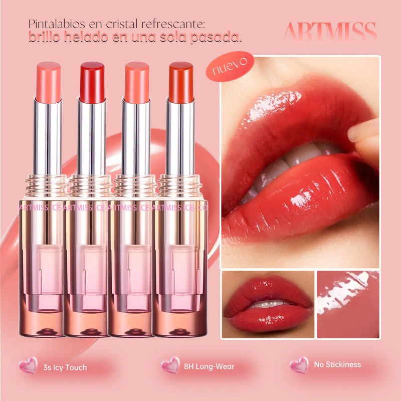 Artmiss Labial Ice Gloss Brillante 12h Jugoso Hidratante