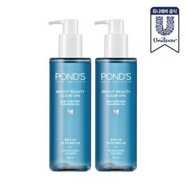 Ponds 클리어 스파 클렌징 오일 200ml x 2개 Clear Spa Cleansing Oil 200ml x 2ea