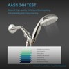 OFFO Shower Head Holder with Solid Brass Ball for Handheld