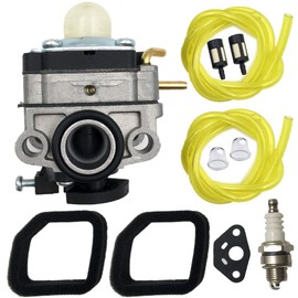 LIZAPUS Carburetor Compatible with Hyper Tough HY26SST HY26SSTVNM 26cc Trimmer Black Max BM25CSAC BM25SSAC 25cc 2 Cycle Gas Trimmer Replacement Carb