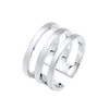 Elli 0604750717 Women's Ring 925 Silver, Silver, No Gemstone