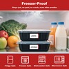NATURALABEL 1000 PCS Blank Removable Freezer Labels with Dispenser -